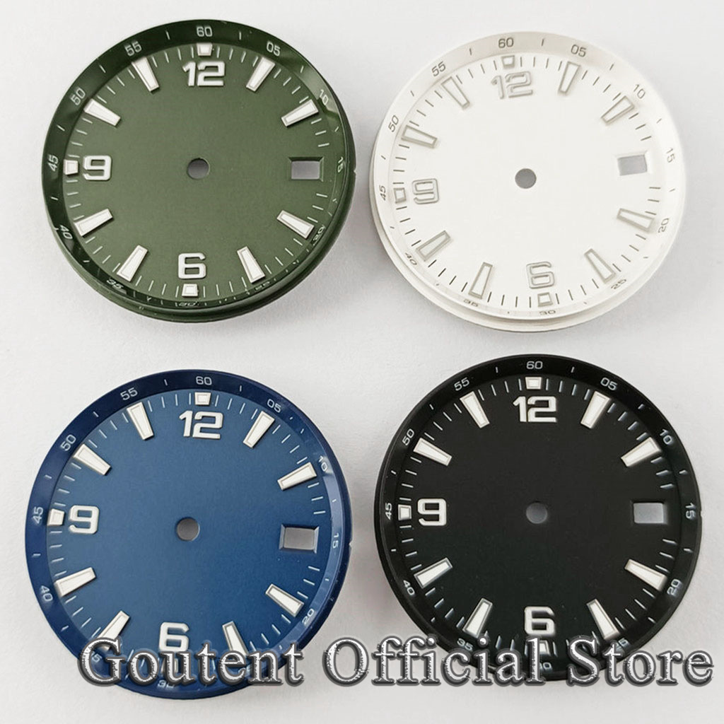 Goutent 무균 시계 다이얼, 블랙 블루 다이얼,  - Gold 6138 리뷰 및 가격