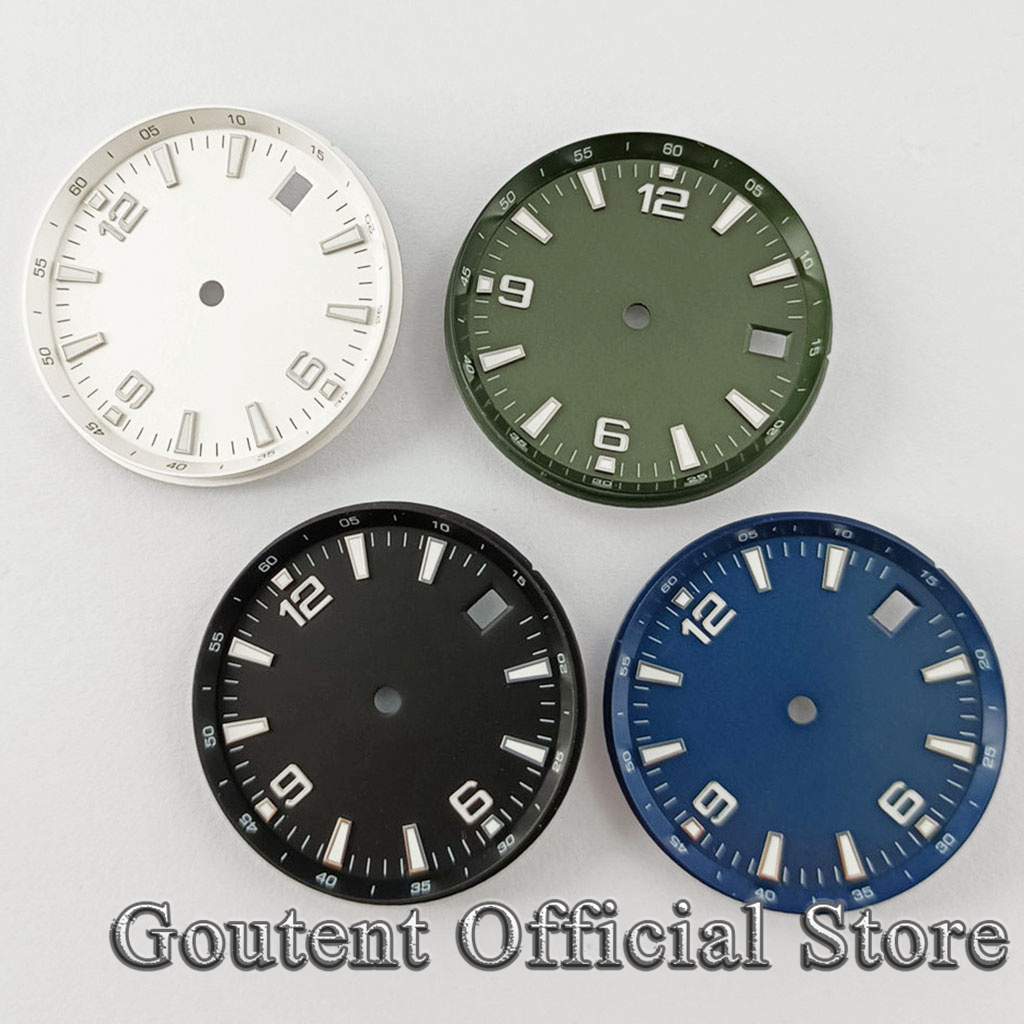 Goutent 무균 시계 다이얼, 블랙 블루 다이얼,  - Gold 6138 리뷰 및 가격
